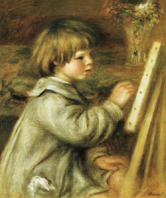 Pierre Renoir Coco Painting Sweden oil painting art
